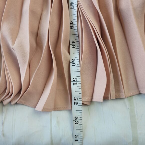 NWT Nanette Lepore pleated blush dress accordion pleats size 14 - Picture 3 of 13